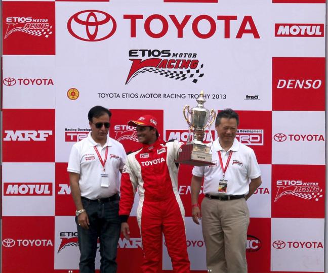Diljith crowned Etios Motor Racing Trophy Champion 