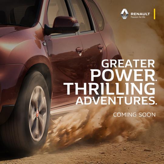 Renault Duster 1.3L turbo petrol teased ahead of launch 