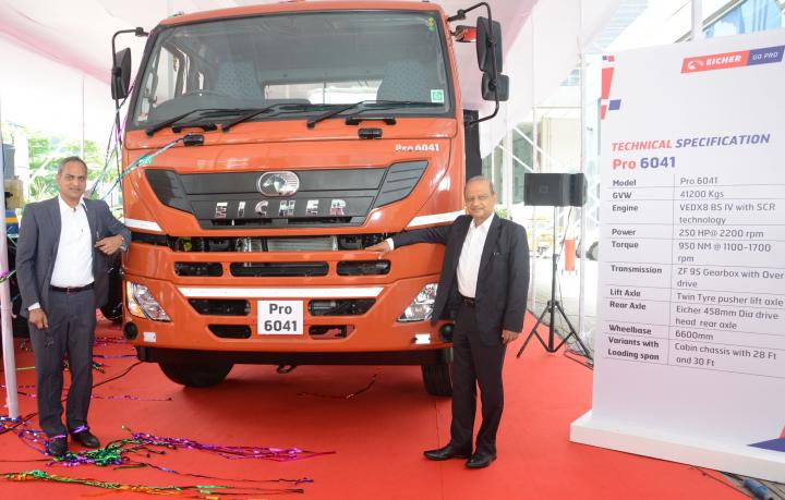 Eicher launches Pro 6049 tractor & Pro 6041 rigid truck 