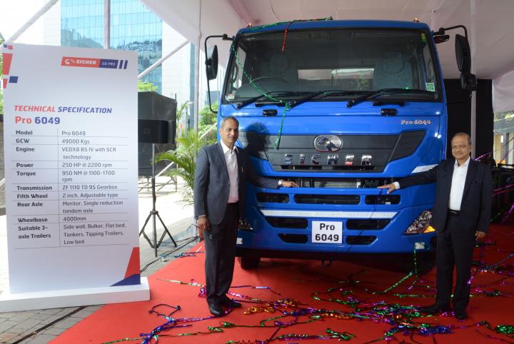 Eicher launches Pro 6049 tractor & Pro 6041 rigid truck 