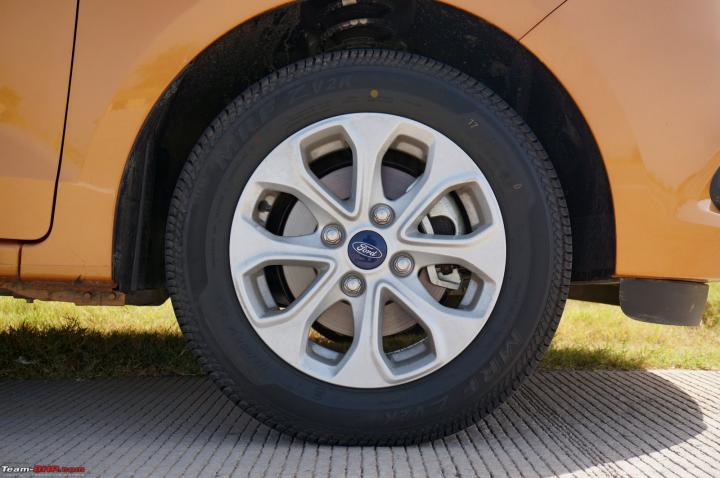 Soft / hard tyre compound, steel rims / alloys for Ford Figo 