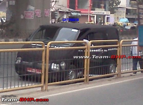 Force Motors Merc based MPV caught testing in Bangalore 