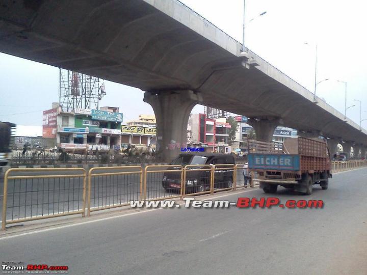 Force Motors Merc based MPV caught testing in Bangalore 