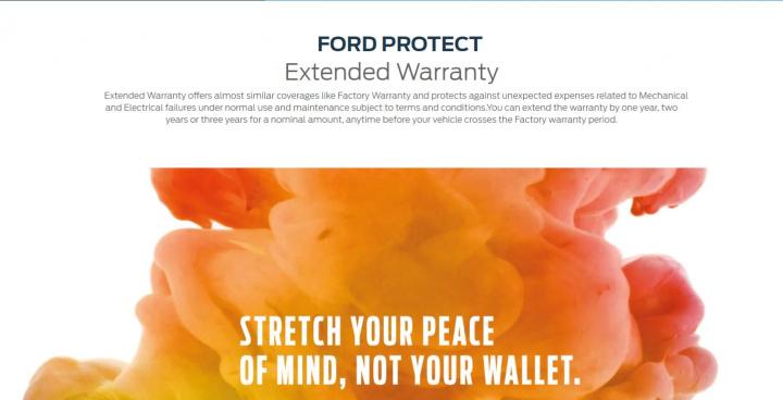 Ford now offers extended warranty up to 1,50,000 km 