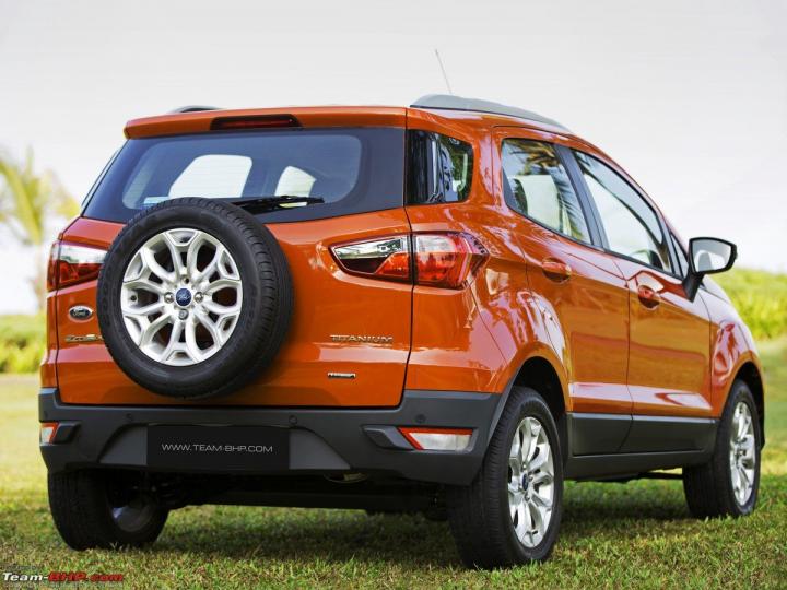 Europe: Ford EcoSport to lose tailgate-mounted spare wheel 