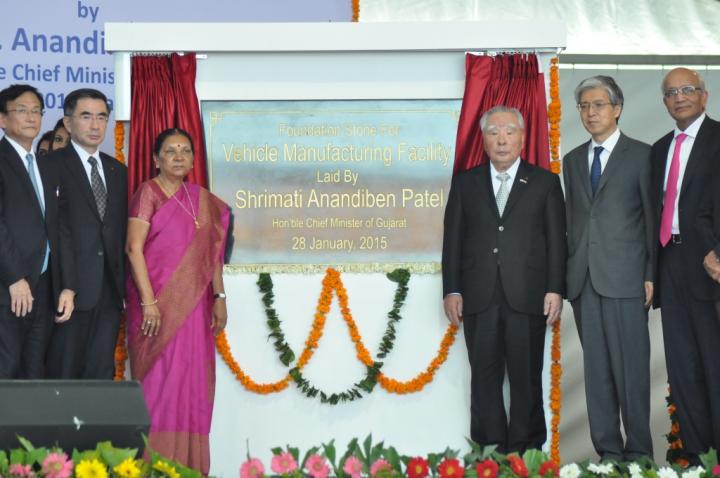 Foundation stone laid for Suzuki's new Gujarat facility 