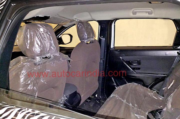 Tata H5X SUV interior spied 