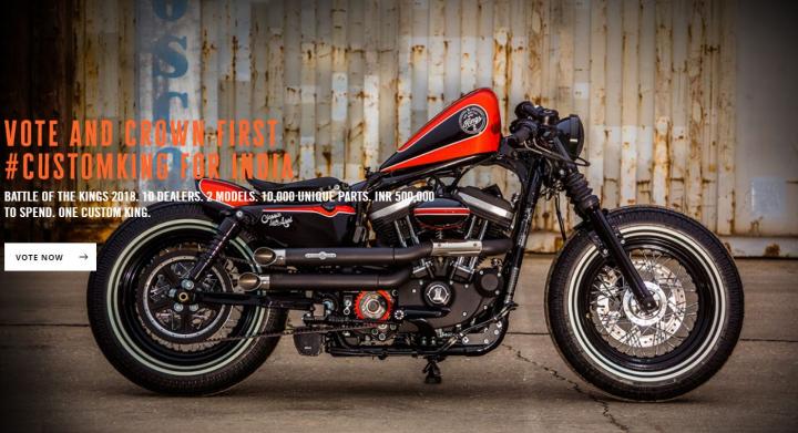 Vote for India's first Harley-Davidson Custom King 
