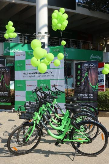 Mahindra World City Chennai starts PEDL cycle sharing service 