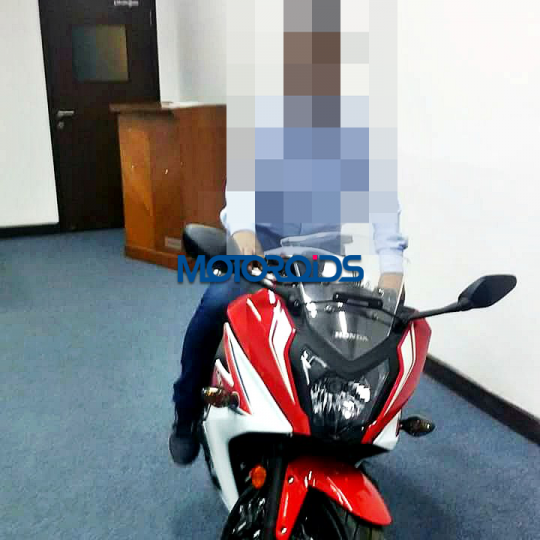 Honda CBR 650F spotted at dealership in Indore 