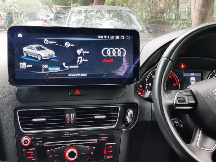 My 2015 Audi Q5: Installed an aftermarket infotainment system | Team-BHP