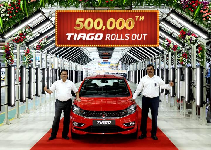 Tata Tiago sales cross the 5 lakh unit mark 