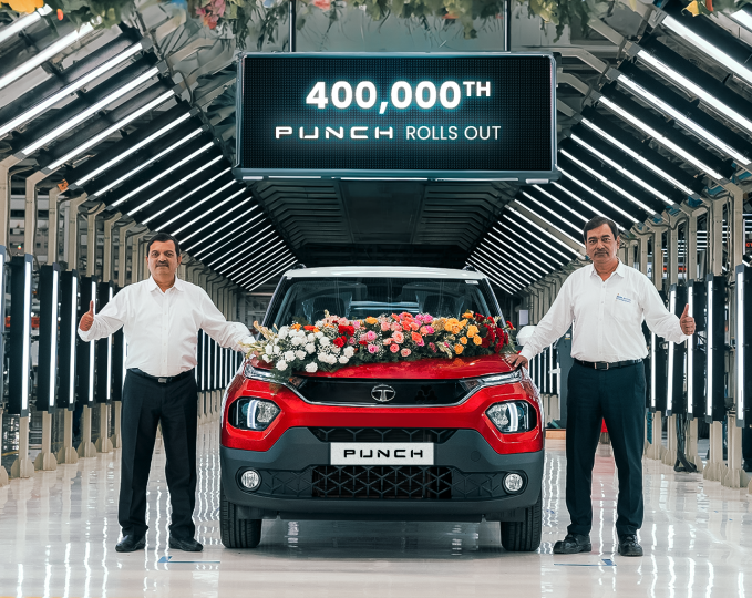 Tata Punch crosses 4 lakh sales milestone in 34 months 