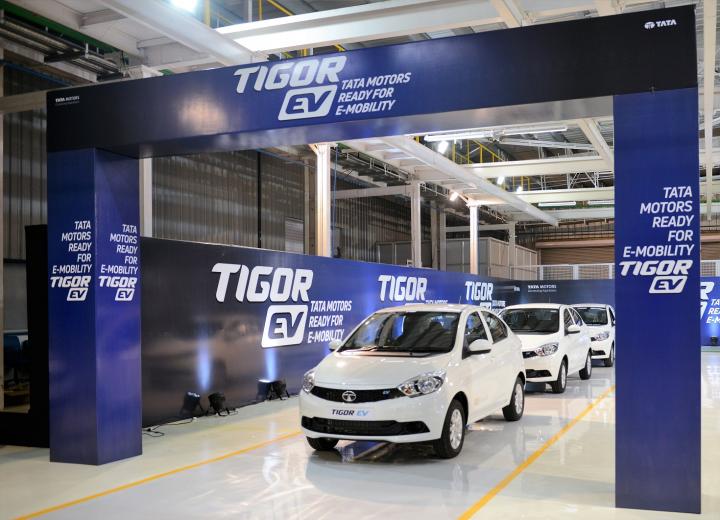 First batch of Tigor EVs roll out of Tata Motors' Sanand unit 