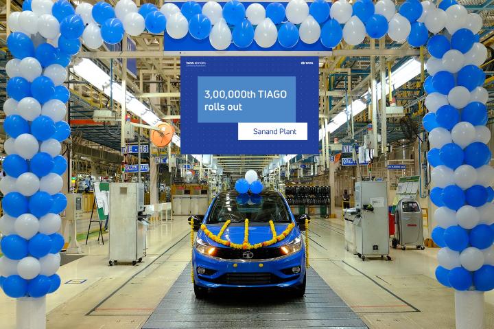 Tata rolls out 3,00,000th Tiago from Sanand plant 