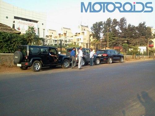 Jeep Wrangler & Grand Cherokee spotted @ Pune 