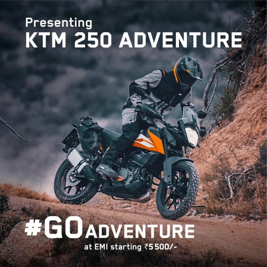 KTM 250 Adventure launched at Rs. 2.48 lakh 