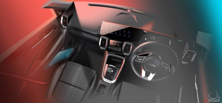 Kia Sonet interior revealed in new official images 