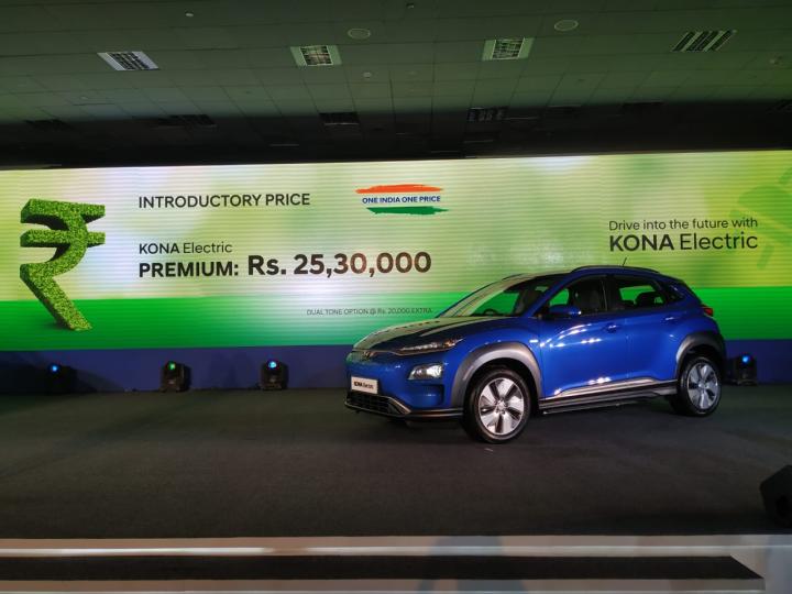 Hyundai Kona Electric launched at Rs. 25.30 lakhs 