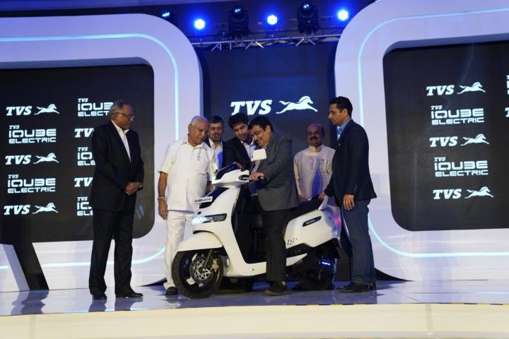TVS iQube Electric e-scooter launched at Rs. 1.15 lakh 