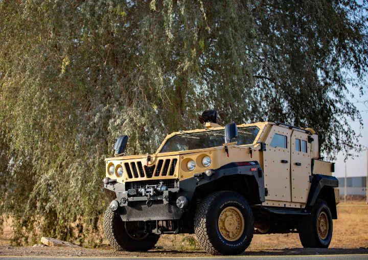 Mahindra ASLV armed-forces only vehicle showcased 