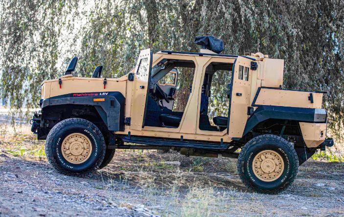 Mahindra ASLV armed-forces only vehicle showcased 