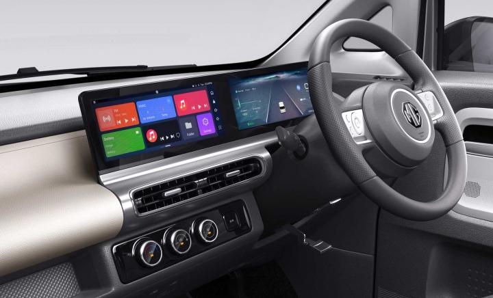 MG shares a sneak peek of the Comet EV's interior 