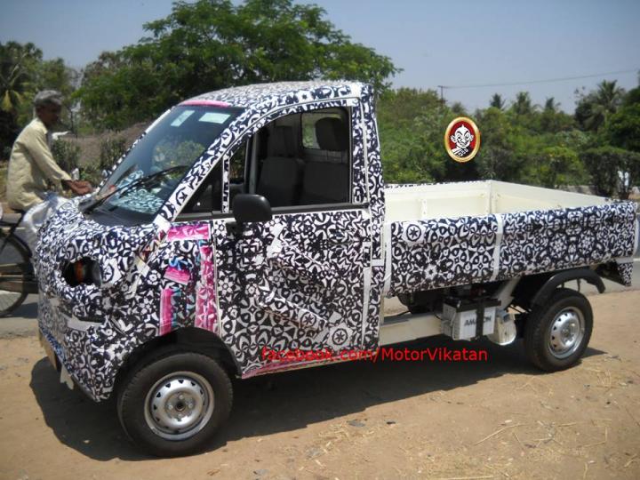 Mahindra P601 (new Maxximo) light truck spied 