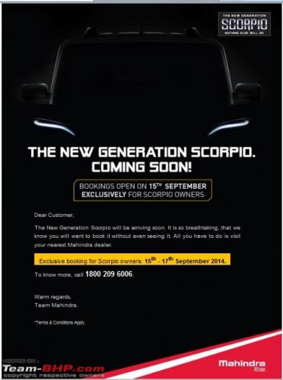 Mahindra to launch new Scorpio on September 25; bookings open 