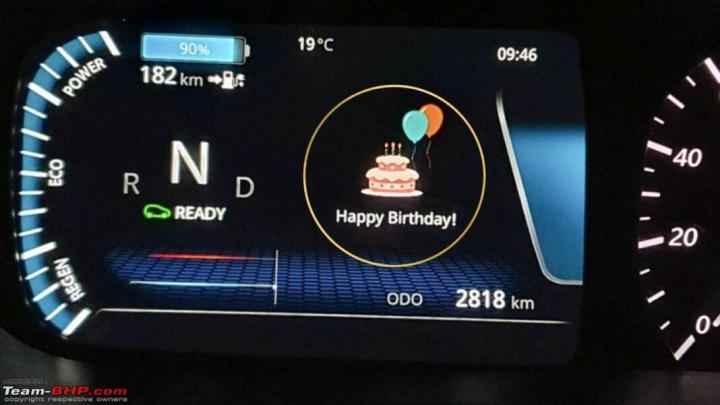 Tata Nexon EV wishes its owner a 'Happy Birthday' 