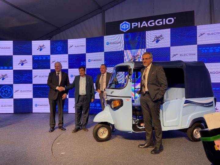 Piaggio launches Ape Electrik range of EVs 