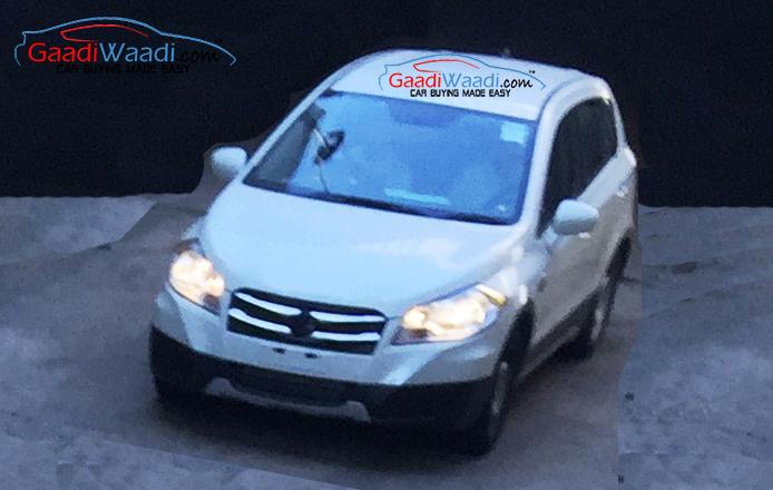 Maruti SX4 S-Cross spotted undisguised 