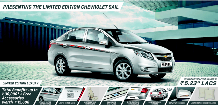 Chevrolet launches Sail, U-VA Limited Edition 