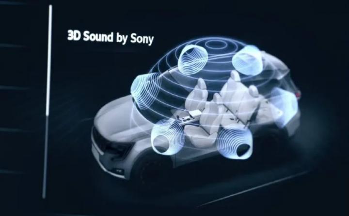 Mahindra XUV700's Sony sound system previewed 