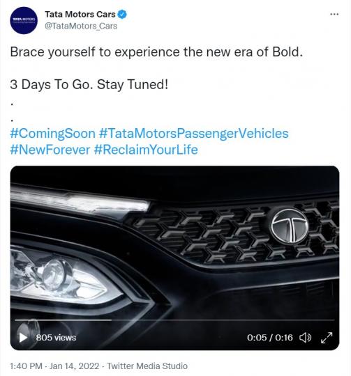 Tata Safari Dark Edition teased ahead of launch 