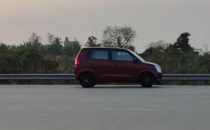 2022 Maruti WagonR facelift spied during ad shoot 