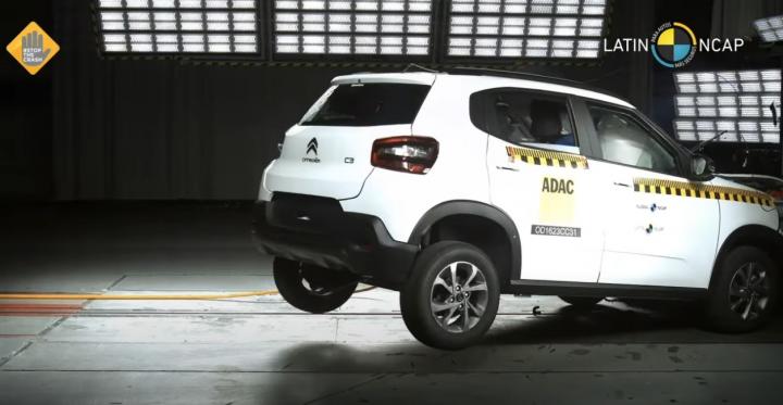 Citroen C3 scores 0 stars in Latin NCAP crash test 