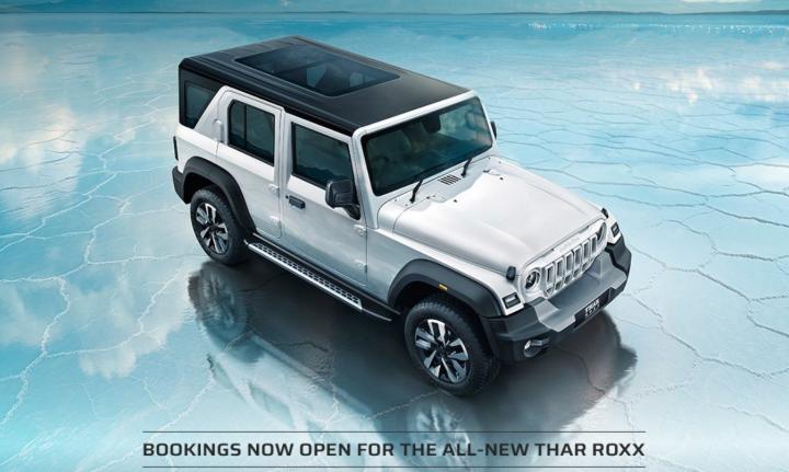 Mahindra Thar Roxx bookings open in India 