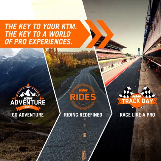 KTM launches Adventure Tours and Track Days for customers 