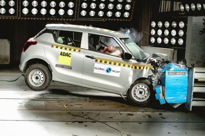 Maruti Suzuki Swift scores 2 stars in Global NCAP 