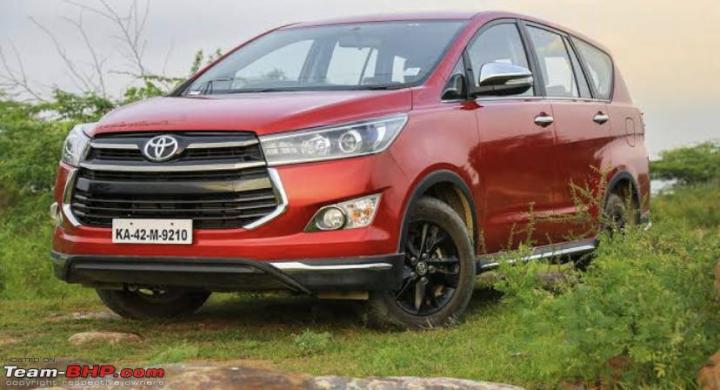 Toyota Innova Crysta Touring Sport removed from website 