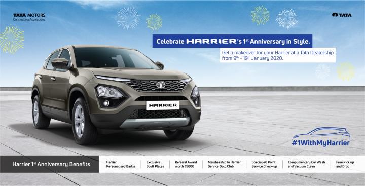 Tata celebrating 1st anniversary of Harrier 