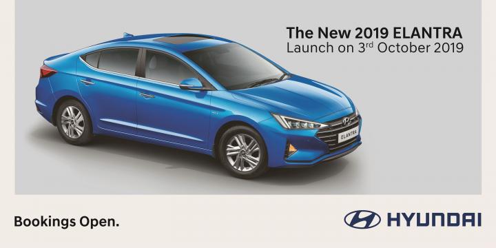 Hyundai Elantra facelift launch on October 3, 2019 