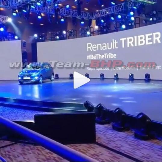 Renault Triber leaked ahead of launch 