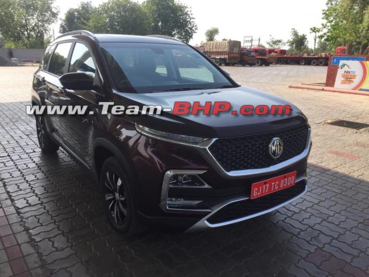 Scoop! MG Hector caught without camo in India 