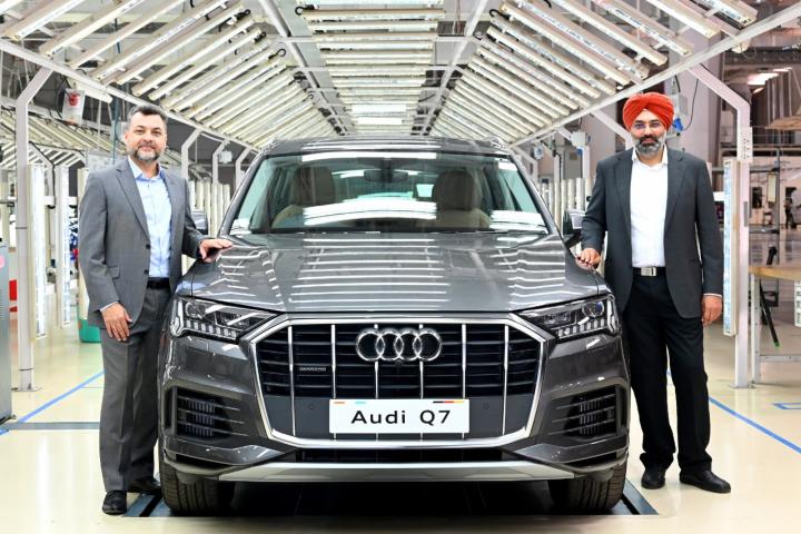Audi Q7 facelift production kicks off in India 