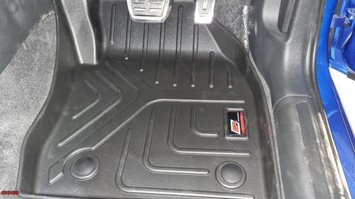 Got aftermarket floor mats for my VW Virtus online for Rs 4,000 