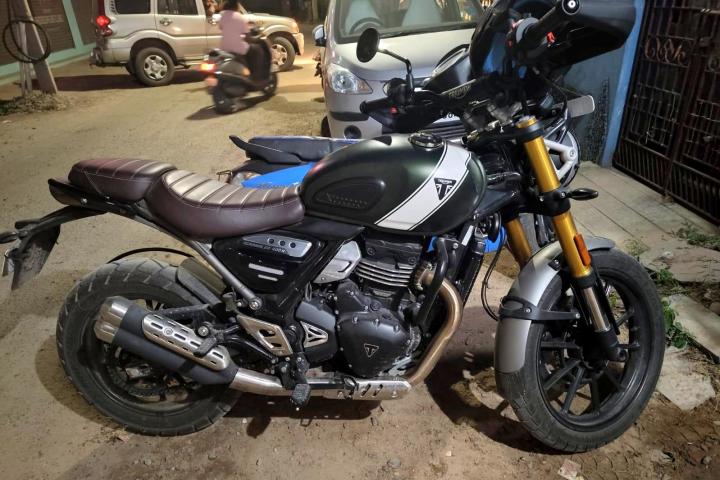 My new Scrambler 400 X needed a part replacement after just 600 km 
