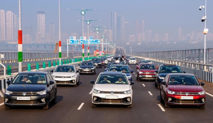 Republic Day drive over Atal Setu with Volkswagen India 
