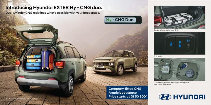 Hyundai Exter CNG launched at Rs 8.50 lakh 